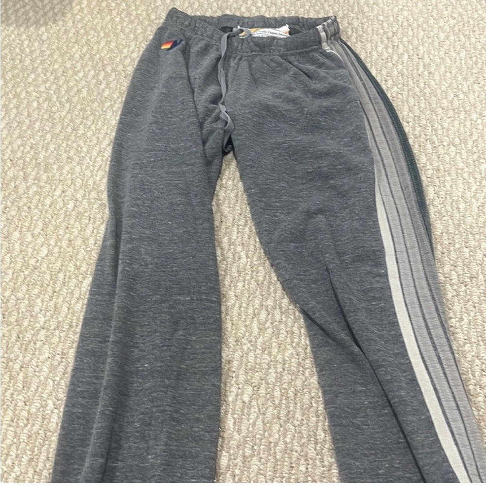 aviator nation stripe sweatpants